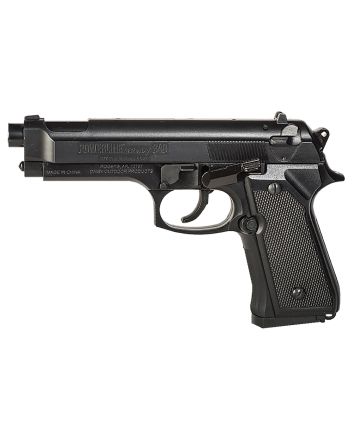 Daisy 0340 Powerline Air Pistol Spring Piston 177 13+1 Black Checkered Polymer Grips