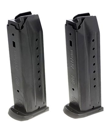 Ruger 90449 SR9C Value Pack 17rd Magazine Fits Ruger SR/SRc/9E 9mm Luger Blued 2 Pack