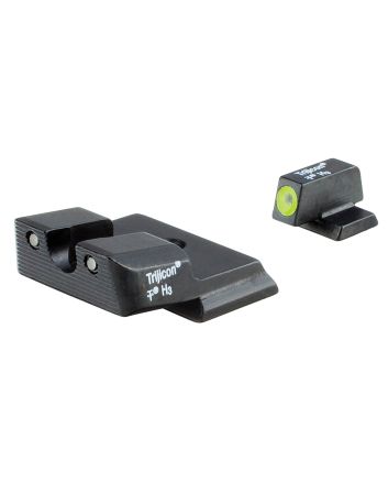 Trijicon 600721 HD Night SightsGreen/Tritium Yellow Outline Front Sight-Green Tritium Black Outline Rear Sight Smith &amp; Wesson M&amp;P Shield/M&amp;P Shield Plus
