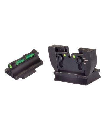 HiViz RG1022 Ruger 10/22 Rifle Interchangeable Sight Set LiteWave Black Front and Rear