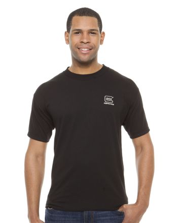 Glock AA11001 PerfectionBlack Pre-Shrunk Cotton Short Sleeve Large