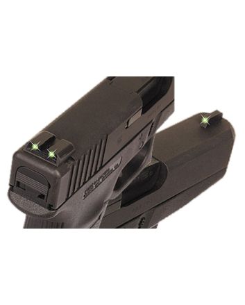 TruGlo TG231R2 TritiumBlack | Green Tritium Front Sight Green Tritium Rear Sight