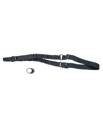 Caldwell 156215 Single Point Tactical Sling Black Nylon Adjustable Bungee AR Platform