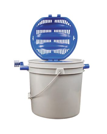 Frankford Arsenal 507565 Quick-N-Ez Rotary Sifter Kit 3.5 Gallon Gray Plastic