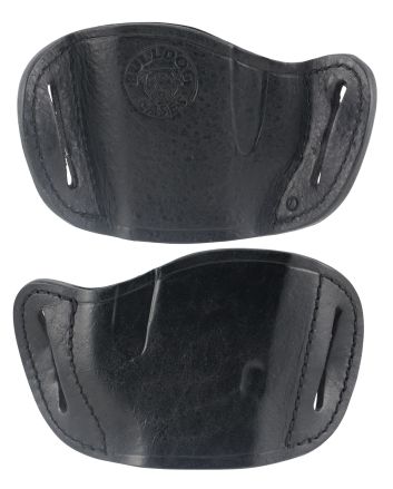 Bulldog MLBL MoldedOWB Black Leather Belt Slide Fits Glock Fits Ruger P85 Fits S&amp;W M&amp;P 40 Right Hand