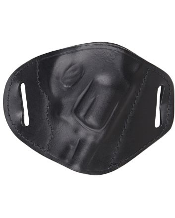 Bulldog MLBRS MoldedOWB Black Leather Belt Slide Fits S&amp;W J Frame Fits 2-4" Barrel Right Hand