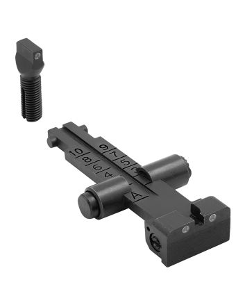 Meprolight USA 1331153101 Tru-Dot Self Illuminated AK/AKM SightBlack 3-Dot Green Front &amp; Rear Sight Set for AK/AKM