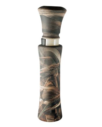 Duck Commander DC2006 Camo MaxOpen Call Double Reed Mallard Hen Sounds Attracts Ducks Realtree Max-4 Plastic