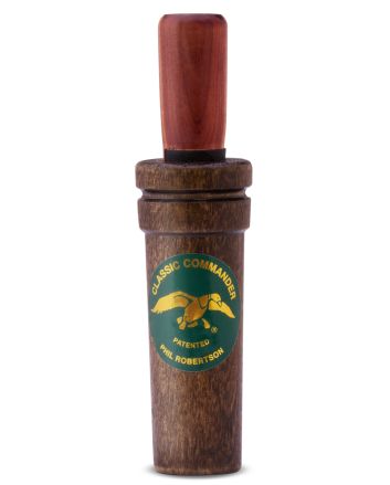 Duck Commander DC200 Classic Commander Open Call Double Reed, Mallard Hen Attracts Ducks, Natural Wood
