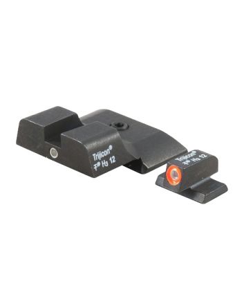 Trijicon 600722 HD Night SightsGreen/Tritium Orange Outline Front Sight-Green Tritium Black Outline Rear Sight Smith &amp; Wesson M&amp;P Shield/M&amp;P Shield Plus