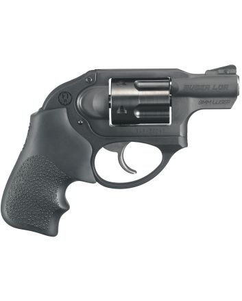 Ruger 5456 LCRSmall Frame 9mm Luger 5rd 1.87" Matte Black Steel Barrel, Black PVD Cylinder, Matte Black Stainless Steel Frame, Black Hogue Tamer Monogrip, Concealed Hammer