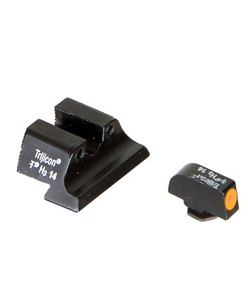 Trijicon 600543 HD Night SightsGreen/Tritium Orange Outline Front Sight-Green Tritium Black Outline Rear Sight Glock 20/21 Large Frame