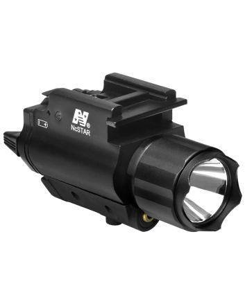 NcStar AQPFLSG Flashlight &amp; Green LaserBlack Anodized 200 Lumens White Cree LED