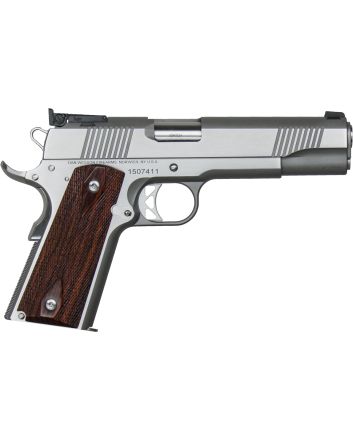 Dan Wesson 01900 Pointman Seven *CA Compliant 45 ACP 8+1 5" Stainless Steel Barrel, Brushed Stainless Steel Serrated Slide, Frame w/Beavertail, Wood Grip