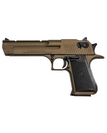 Magnum Research DE44CABB Desert Eagle Mark XIX *CA Compliant 44 Rem Mag 6" 8+1 Burnt Bronze Cerakote Carbon Steel Frame &amp; Slide Black Rubber Grip
