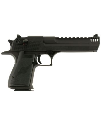 Magnum Research DE44IMB Desert Eagle Mark XIX 44 Rem Mag 6" with Muzzle Brake 8+1 Matte Black Carbon Steel Frame &amp; Slide Black Rubber Grip