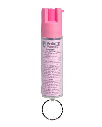 Sabre SRPNBCPKR02 Dog SprayCapsaicin Range 12 ft 0.75 oz Pink Includes Key Ring