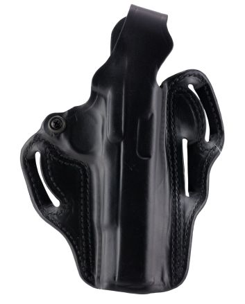 DeSantis Gunhide 001BA21Z0 Thumb Break Scabbard OWB Black Leather Belt Slide Fits 1911 Colt Govt Right Hand