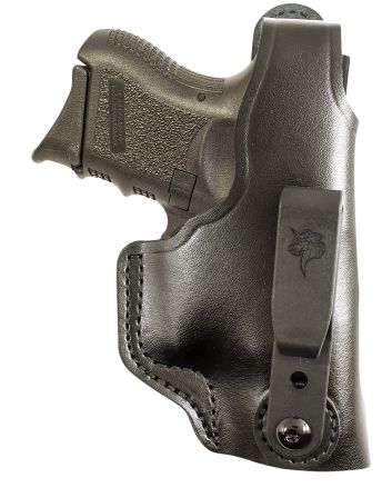 DeSantis Gunhide 033BAX7Z0 Dual Carry IIIWB/OWB Black Leather Belt Clip Fits S&amp;W M&amp;P Shield 9/40 &amp; S&amp;W M&amp;P Shield 2.0 Right Hand