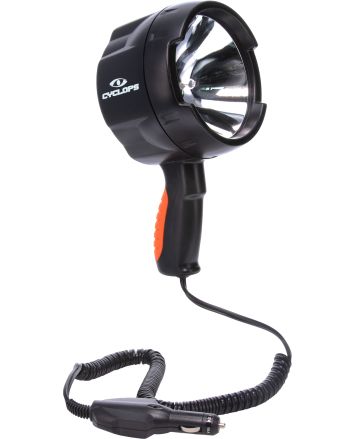 Cyclops CYCHS140012V Spotlight 12V Direct 1400 Lumens White Halogen Black Polymer 450 Meters
