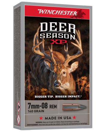 Winchester Ammo X708DS Deer Season XP7mm-08Rem 140gr Extreme Point 20 Per Box/10 Case