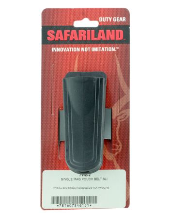 Safariland 7122 Double Mag PouchBelt Slide Mount, Black Polymerfits 1.50" - 2.25" Wide Belt