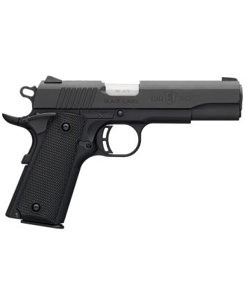 Browning 051904492 1911-380 Black Label Full Size Frame 380 ACP 8+1 4.25" Matte Stainless Steel Barrel, Serrated Steel Slide, Matte Black Composite Frame w/Beavertail, Black Polymer Grip, Right Hand