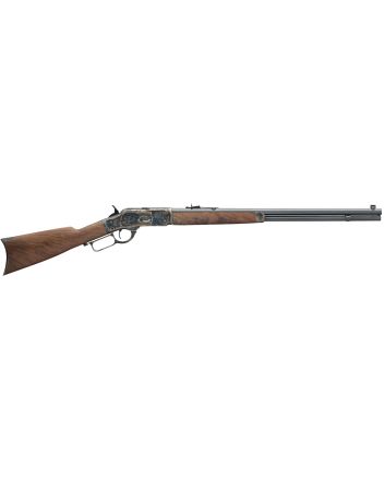 Winchester Guns 534217137 Model 1873 Sporter 38 Special, 357 Mag 14+1 Cap 24" Octagon Barrel Color Case Hardened Rec Satin Oiled Walnut Fixed Straight Grip Stock Right Hand (Full Size)