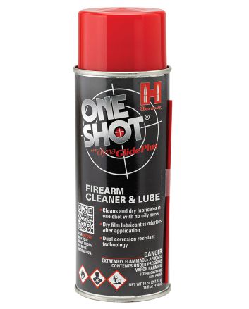 Hornady 99901 One Shot Gun Cleaner &amp; Lube Against Corrosion &amp; Lubricates 10 oz Aerosol