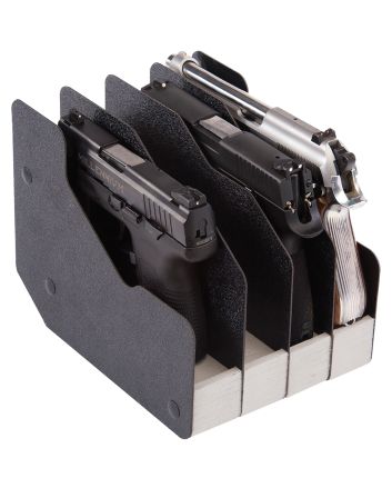 BenchMaster BMWRM14 WeaponRac Four Pistol Universal Handgun Metal Black