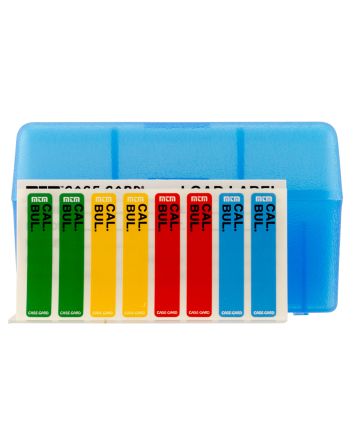 MTM Case-Gard RS5024 Case-Gard R-50 Multi-Caliber Clear Blue Polypropylene 50rd