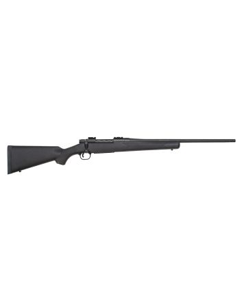 Mossberg 27892 PatriotFull Size 30-06 Springfield 5+1 22" Matte Blued Fluted Barrel, Drilled &amp; Tapped Matte Blued Stainless Steel Receiver, Black Fixed Synthetic Stock, Right Hand