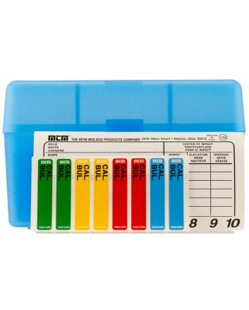 MTM Case-Gard RL5024 Case-Gard R-50 Multi-Caliber Clear Blue Polypropylene 50rd