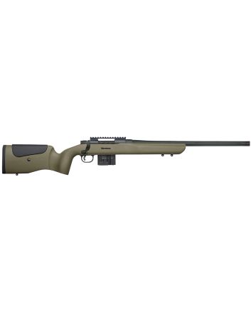 Mossberg 27697 MVP LR 308 Win,7.62x51mm NATO 20" Threaded Barrel 10+1 Blued Blued OD Green Fixed Benchrest w/Adjustable Comb Stock