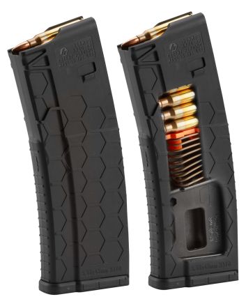 Hexmag HX1530ARBLK Series 2Black Detachable 15rd Multi-Caliber for AR-15