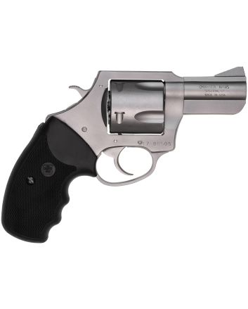 Charter Arms 74520 Pitbull45 ACP 5rd, 2.50" Matte Stainless Steel Barrel, Cylinder &amp; Frame, Standard Hammer, Finger Grooved Black Rubber Grip
