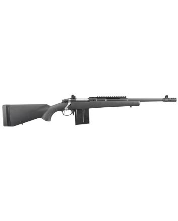 Ruger 6830 ScoutSports South Exclusive 308 Win 10+1 16.10" Matte Black Threaded Barrel, Matte Black Steel Receiver w/Picatinny Rail, Black Synthetic Fixed Stock, Right Hand