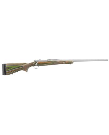 Ruger 47139 Hawkeye Predator Full Size 6.5 Creedmoor 4+1 24" Matte Stainless Steel Barrel, Matte Stainless Steel Receiver w/Integral Scope Mount, Green Mountain Adj LOP Laminate Stock, Right Hand