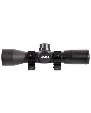 Aim Sports JTM432B Tactical Compact Black Anodized 4x 32mm 1" Tube Mil-Dot Reticle