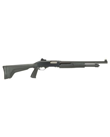 Stevens 22439 320 Security 20 Gauge 3" 5+1 18.50" Matte Blued Carbon Steel Barrel, Matte Black Fixed Pistol Grip Stock Ambidextrous, Ghost Ring Sight