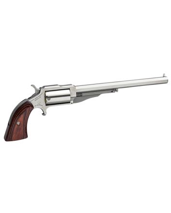 North American Arms 18606 1860 Hogleg *CA Compliant 22 WMR Caliber with 6" Barrel, 5rd Capacity Cylinder, Overall Stainless Steel Finish &amp; Wood Grip
