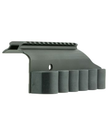 TacStar 1081029 SideSaddle Rail Mount Mossberg 500/590 12 Gauge 6rds Black Aluminum