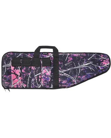 Bulldog MDG1043 Extreme Tactical43" Muddy Girl Camo Water-Resistant Nylon Camo, Black Trim, Tricot Lining, 4 External Velcro Magazine Pouches