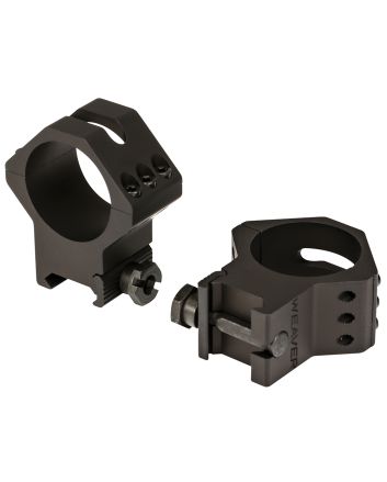 Weaver Mounts 99684 Six-Hole Picatinny RingsMatte Black 34mm High