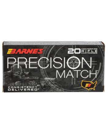 Barnes Bullets 30848 Precision Match5.56x45mmNATO 85gr Open Tip Match Boat Tail 20 Per Box/10 Case