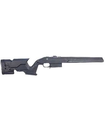Archangel AA700A Precision StockBlack Synthetic Fixed with Aluminum Bedding &amp; Adjustable Cheek Riser for Remington 700 Short Action