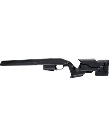 Archangel AA700B Precision StockBlack Synthetic Fixed with Aluminum Bed Block &amp; Adjustable Cheek Riser for Remington 700 Short Action