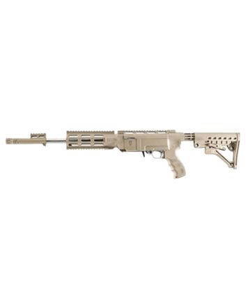 Archangel AA556RNBDT AR-15 Style Conversion Stock Desert Tan Synthetic 6 Position Collapsible for Ruger 10/22 (No Bayonet)