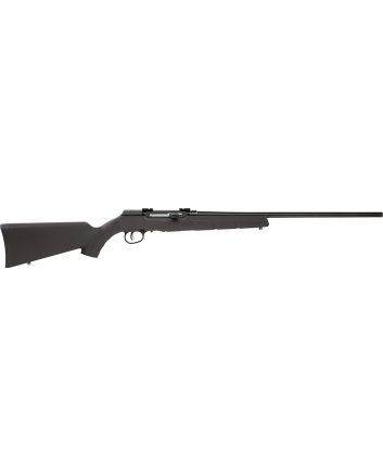 Savage Arms 47001 A Series Magnum Full Size 17 HMR 10+1 22" High Luster Button Rifled Barrel, High Luster Drilled &amp; Tapped Carbon Steel Receiver, Matte Black Fixed Synthetic Stock, Right Hand
