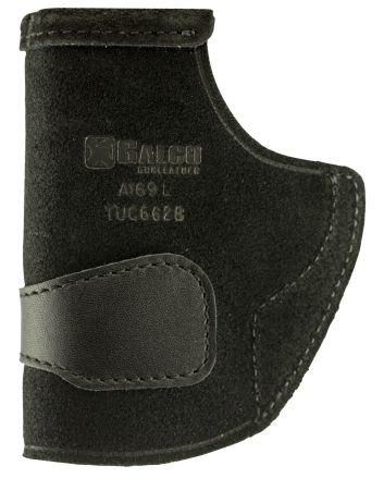 Galco TUC662B Tuck-N-Go 2.0 IWB Black Leather UniClip/Stealth Clip Fits Springfield XDS Ambidextrous